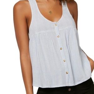 O'Neill Women's Meyer Crop Tank, polka dots, M